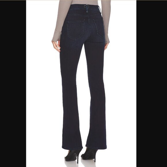 MOTHER The Pixie Weekender Mid-Rise Flare Jeans (Night Tripper) Size 34 NWT - Picture 3 of 12
